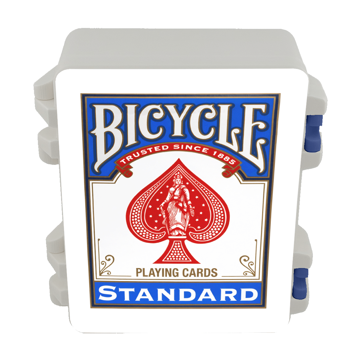 Blue Bicycle Cards Storage Case | Snap-Fit | UV Printed