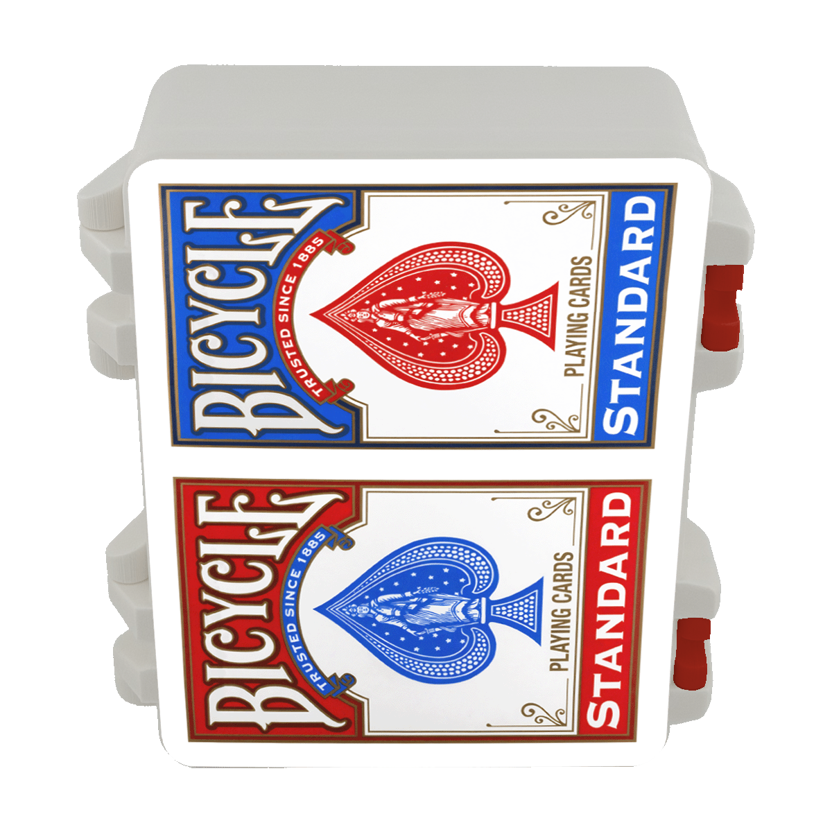 Red and Blue Bicycle Storage Case | Snap-Fit | UV Printed