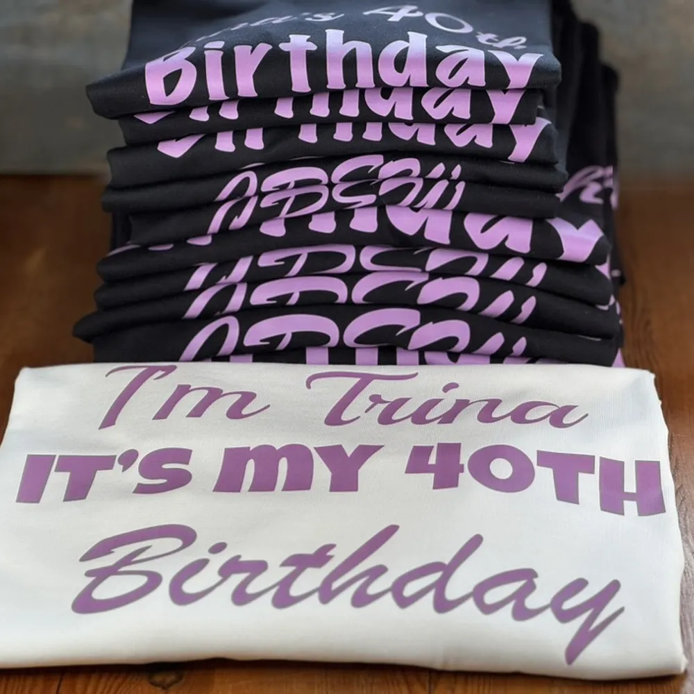 a birthday shirt