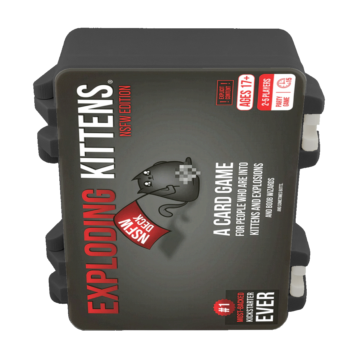 Exploding Kittens NSFW Storage Case | Snap-Fit | UV Printed