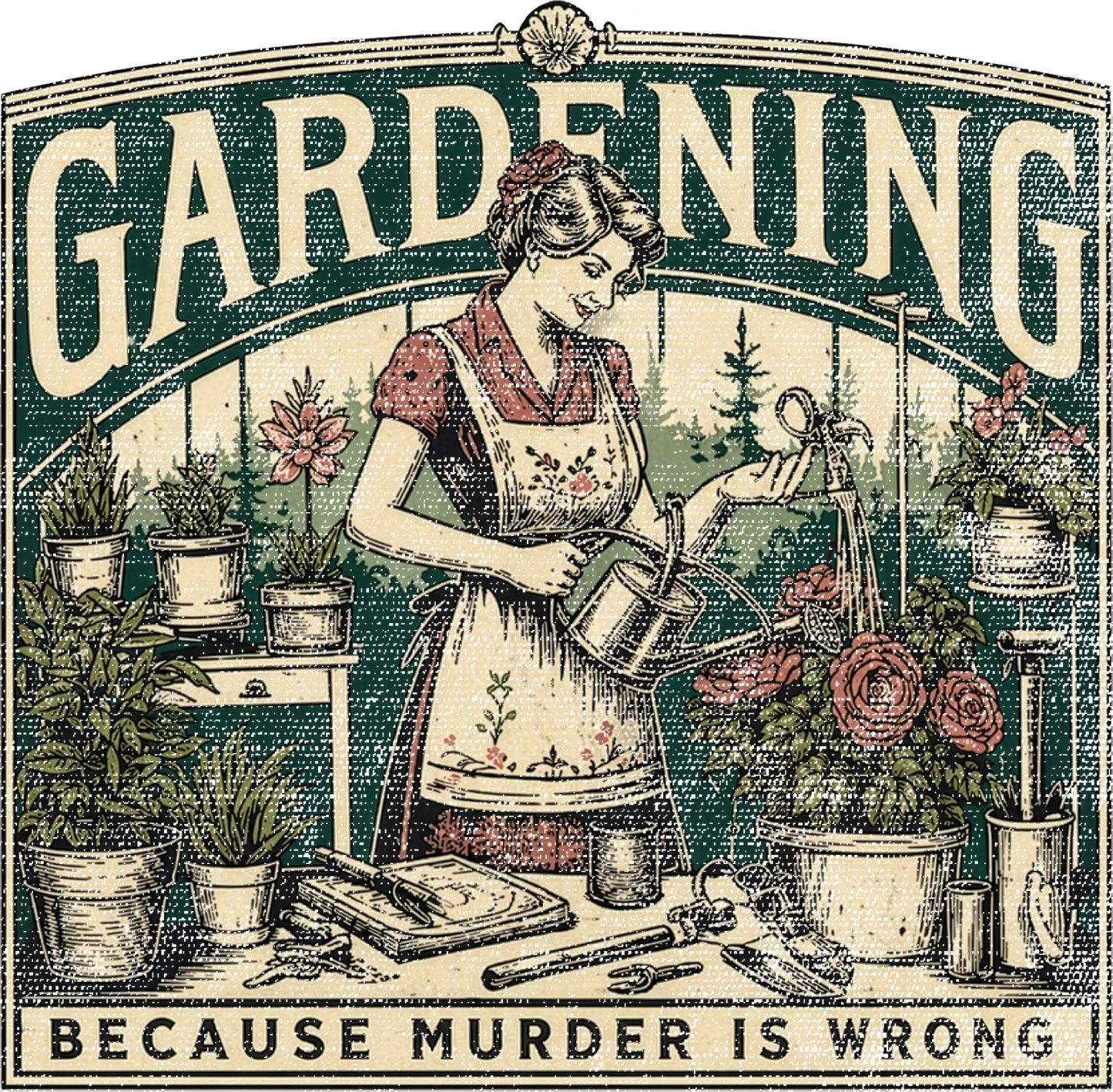 Gardening because murder is wrong Firefly Upscaler 4x scale