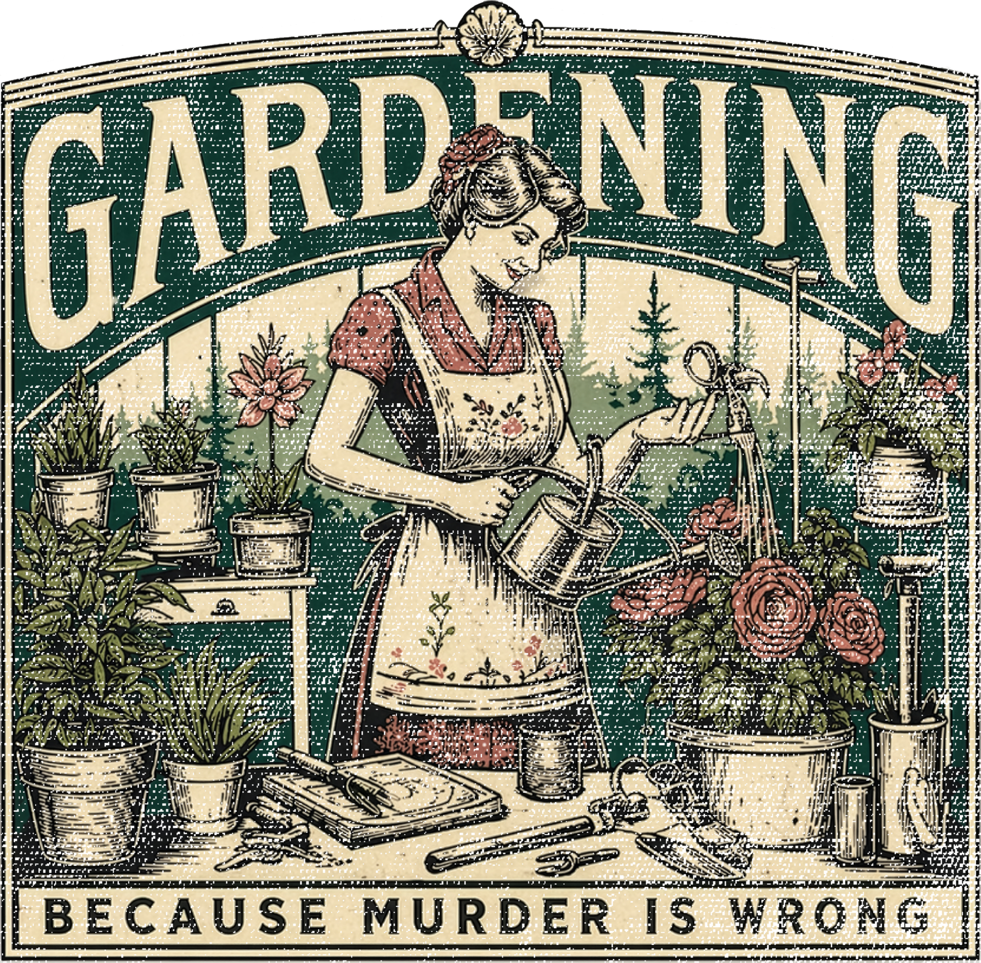 Gardening because murder is wrong Firefly Upscaler 4x scale
