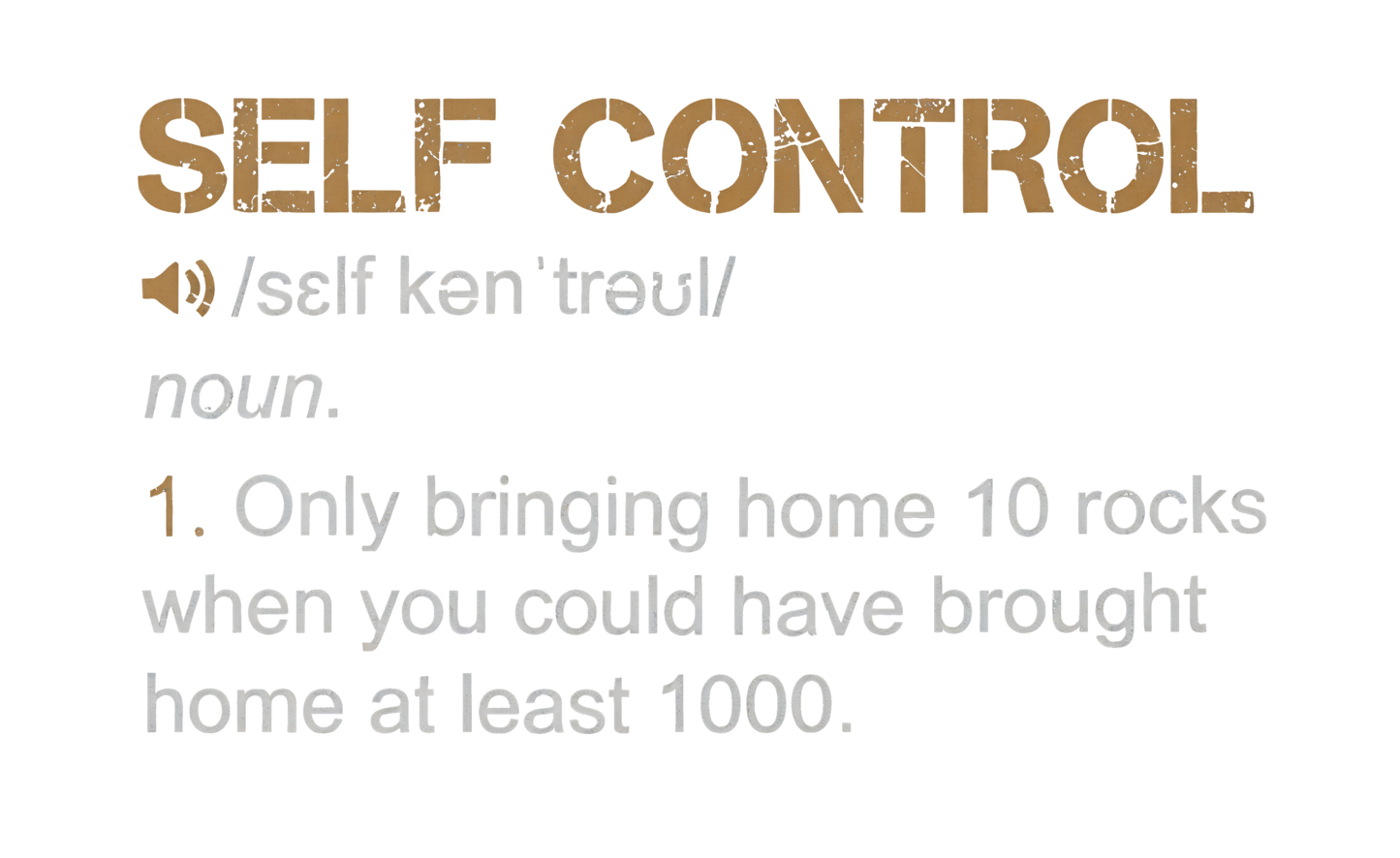 Self Control