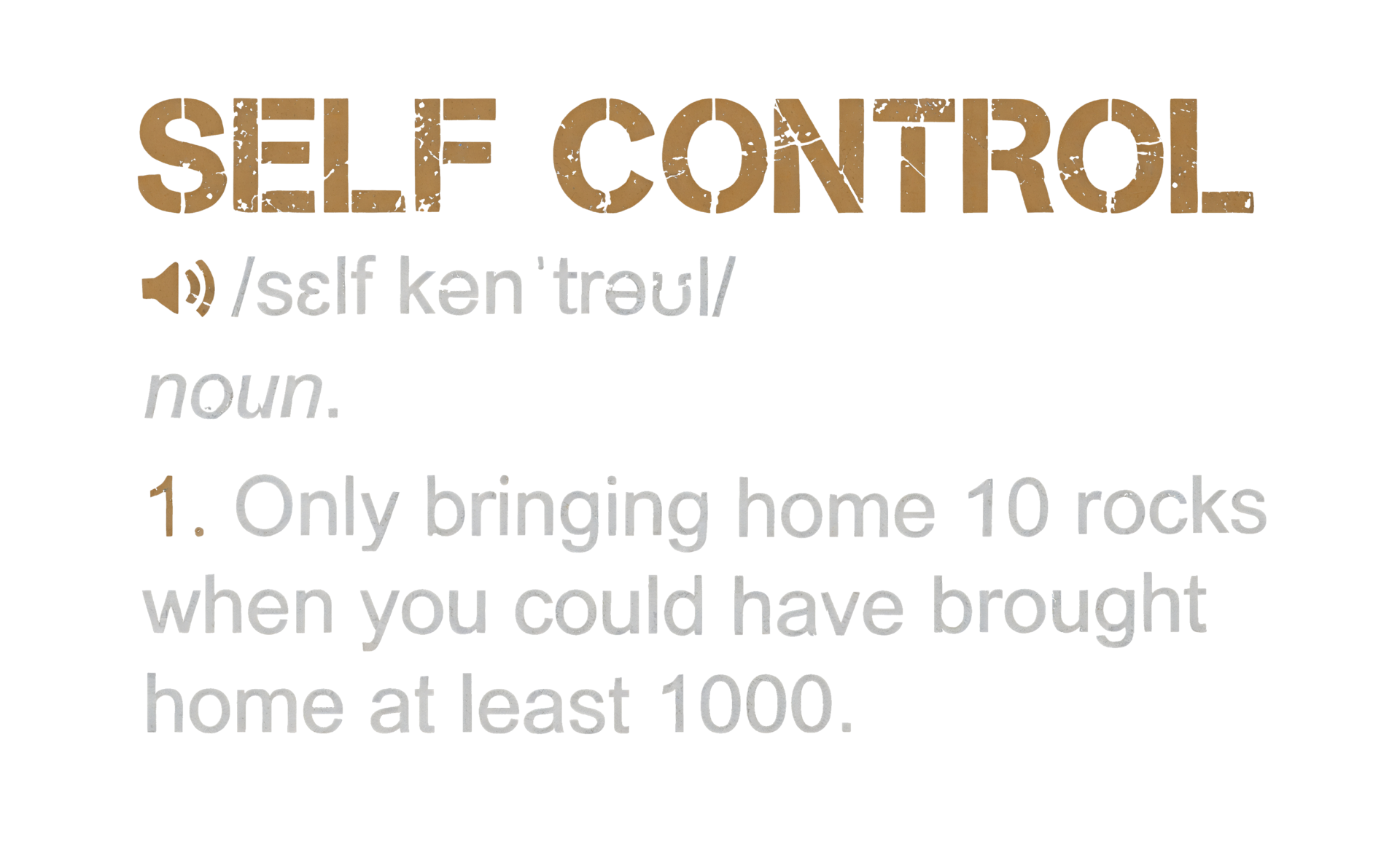Self Control