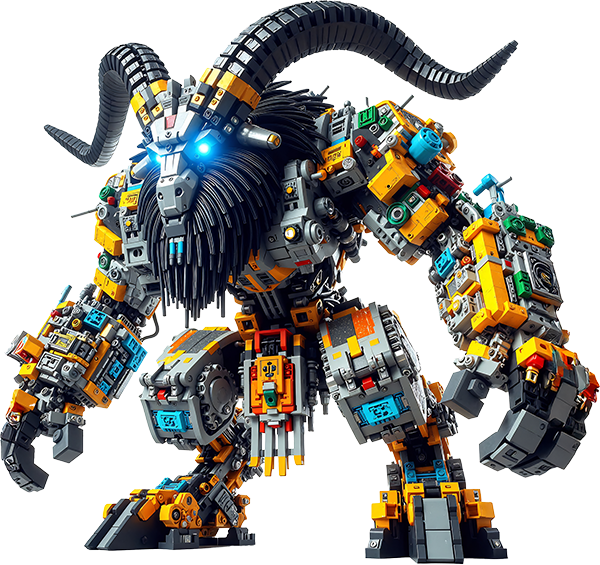 Cyberpunk Goat Mech