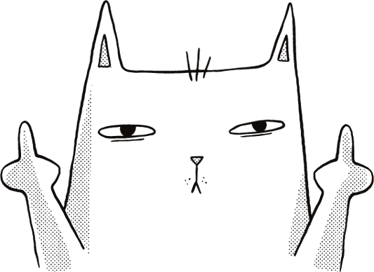 Middle Finger Cat