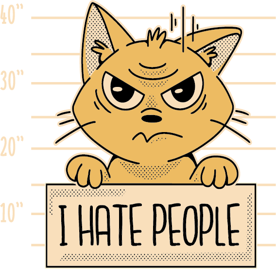 Cat Prison - I hate people